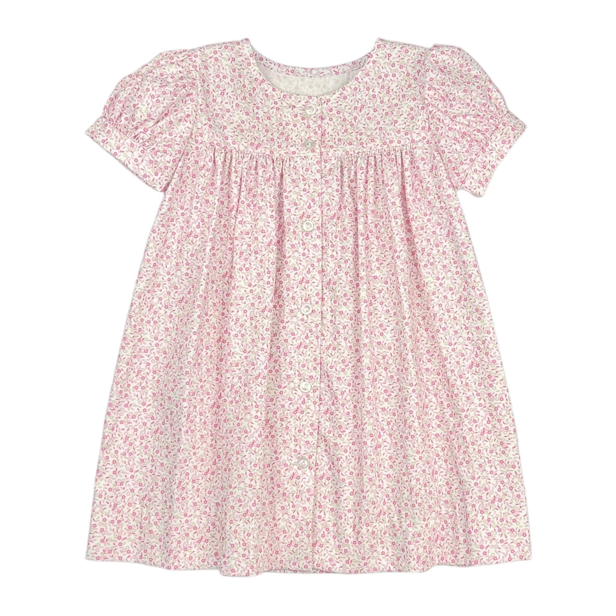 CLARA DRESS  - PINK/MINT FLORAL