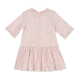 LAYLA DRESS L/S 3/4 - PINK/MINT FLORAL