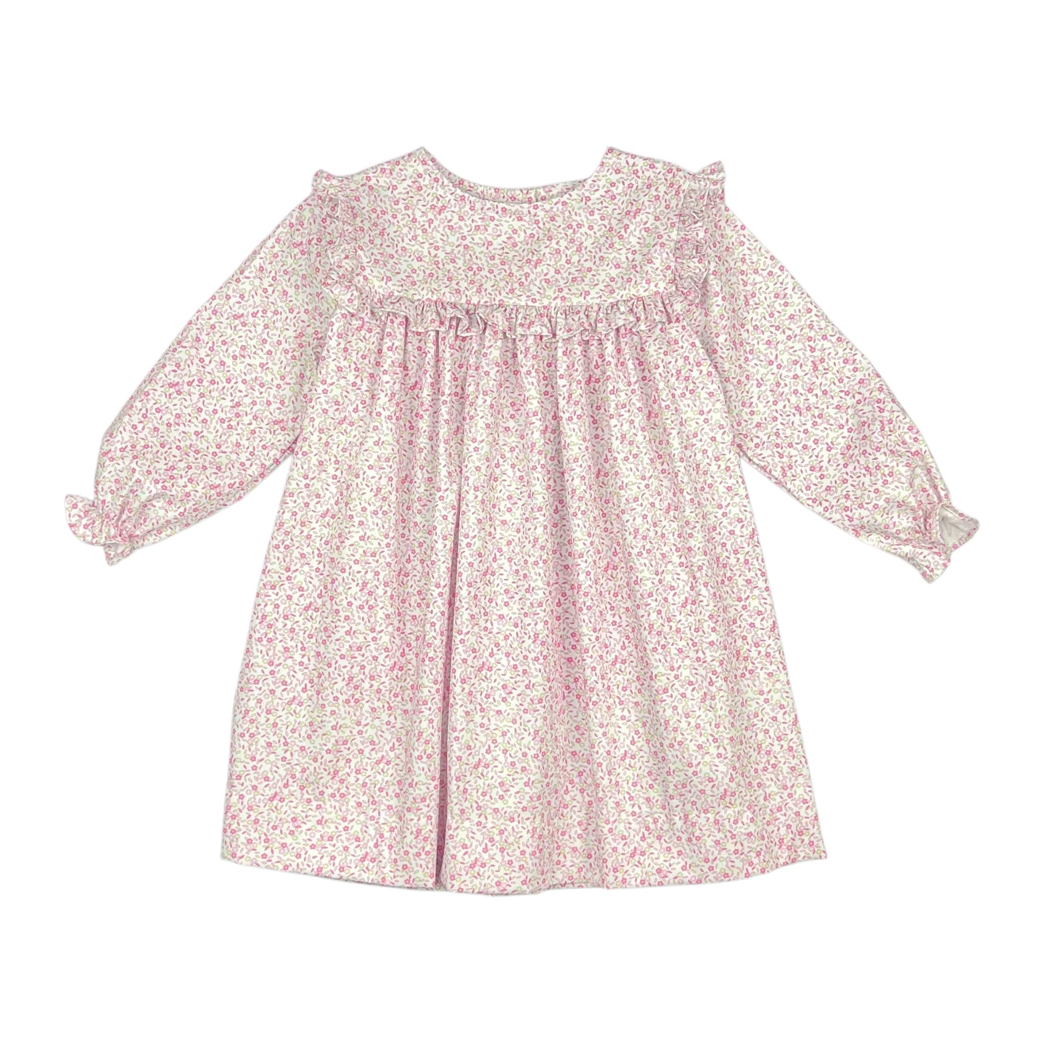 SYDNEY DRESS L/S  - PINK/MINT FLORAL