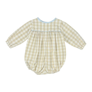 JORDON BUBBLE S/S - KHAKI CHECK