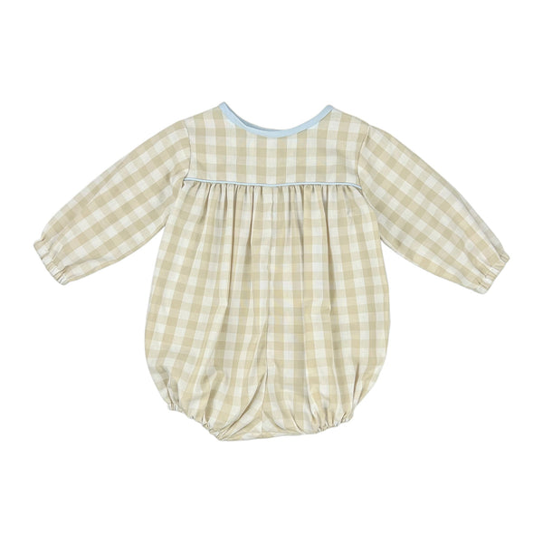 JORDON BUBBLE S/S - KHAKI CHECK
