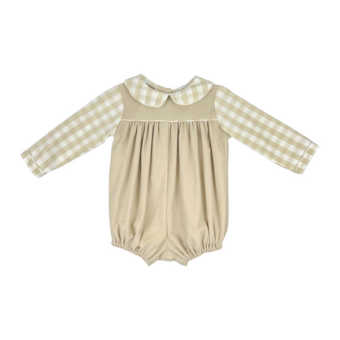 ANDREW BUBBLE L/S - KHAKI CORD