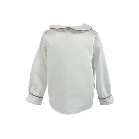 Boy Shirt - White Corduroy