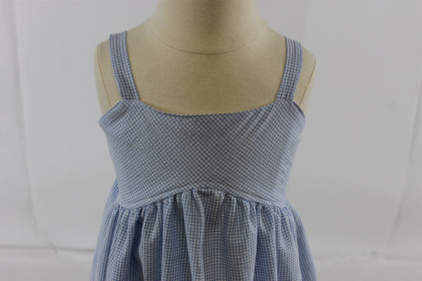 Sheridan Dress - Blue Check Seer