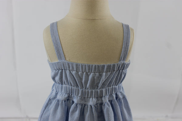 Sheridan Dress - Blue Check Seer