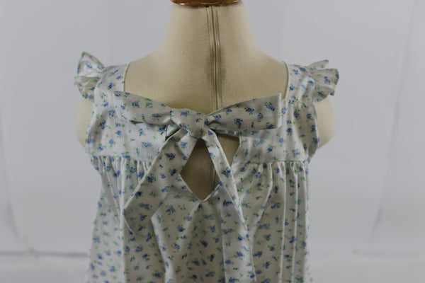 June Dress - Blue Floral