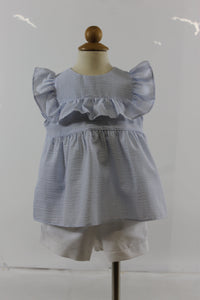 Mavora Girl Set - Blue Stripe Seer