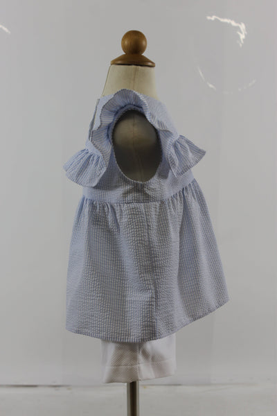 Mavora Girl Set - Blue Stripe Seer