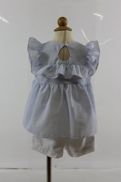 Mavora Girl Set - Blue Stripe Seer