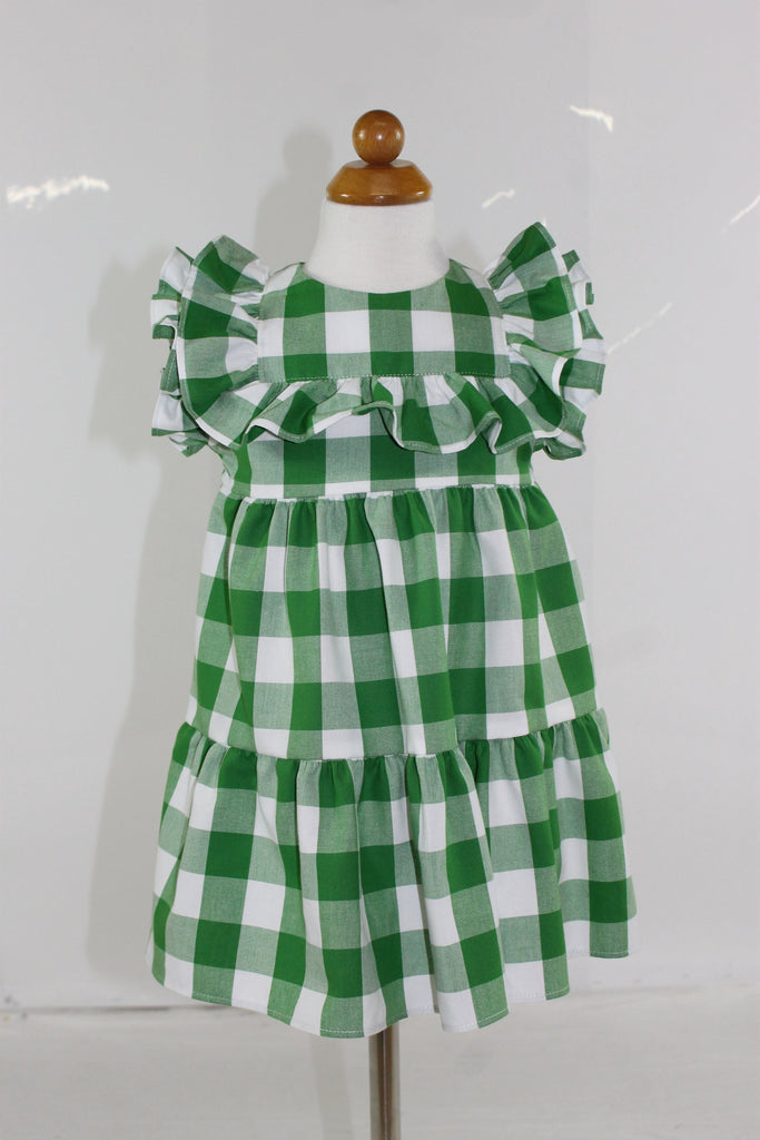 Mavora Dress - Green buffalo check Mavora Dress - Green buffalo check
