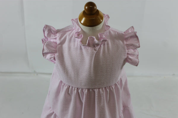 Mavora Dress with Angel - Pink Stripe Seer