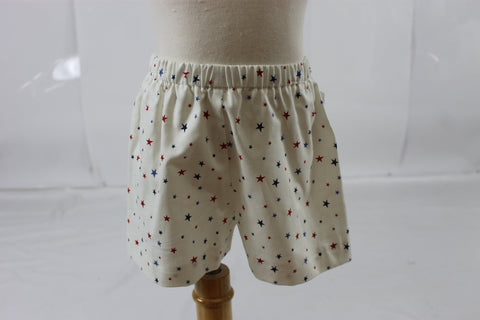 Boy Short - Blue red Stars