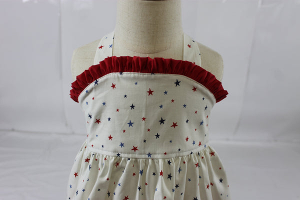 Charleston Bloomer Set - Blue Red Stars