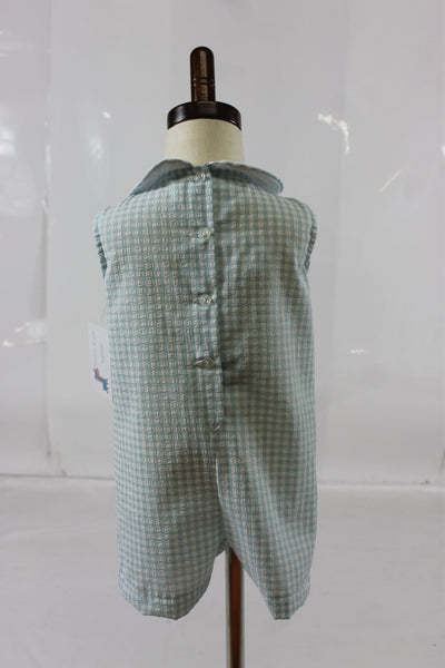 Bill Romper - Blue Check Seer