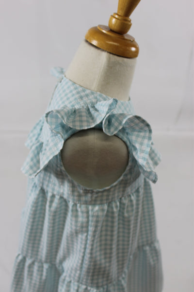 Movora Dress - Blue Check Seer