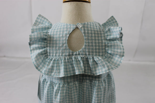 Movora Dress - Blue Check Seer