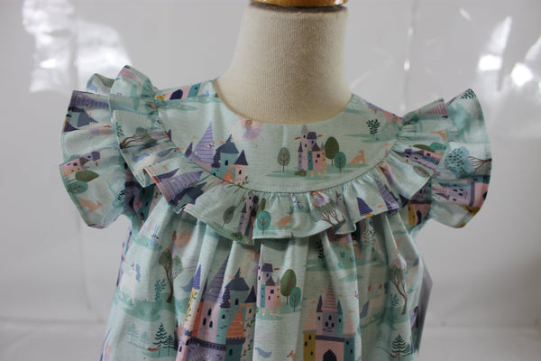 Aubrey Dress - Fairy Toile