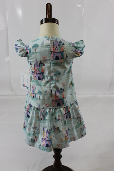 Dropwaist Dress - Fairy Toile