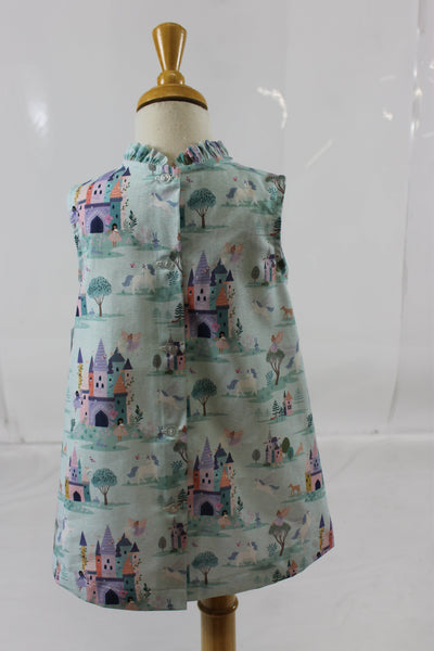 Meg Apron Dress - Fairy Toile