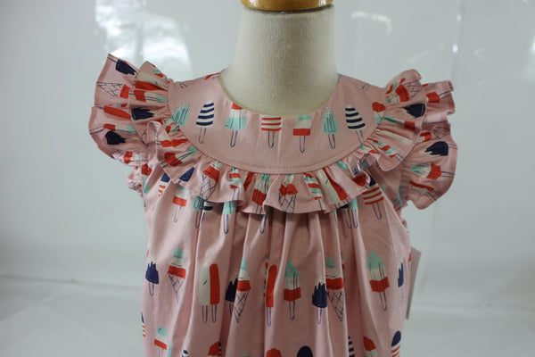 Aubrey Dress with Angel - Lolipop