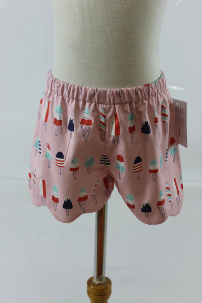 Scallop Short Lined  - Lolipop