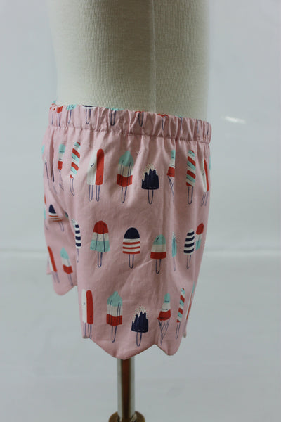 Scallop Short Lined  - Lolipop