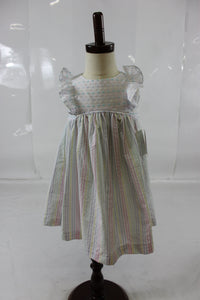 Brook Dress - Pastel Stripe