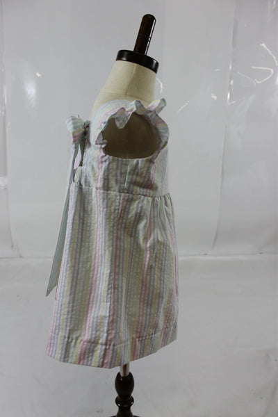 Florence Dress - Pastel Stripe