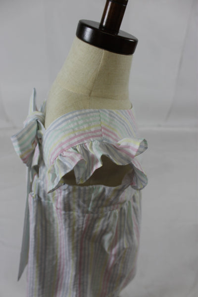 Florence Dress - Pastel Stripe