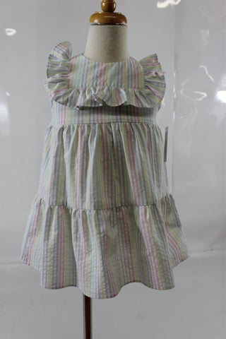 Movora Dress - Pastel Stripe