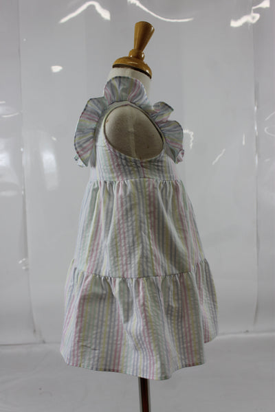 Movora Dress - Pastel Stripe