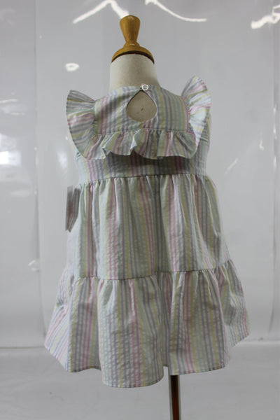 Movora Dress - Pastel Stripe