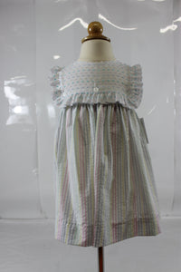Nora Dress - Pastel Stripe