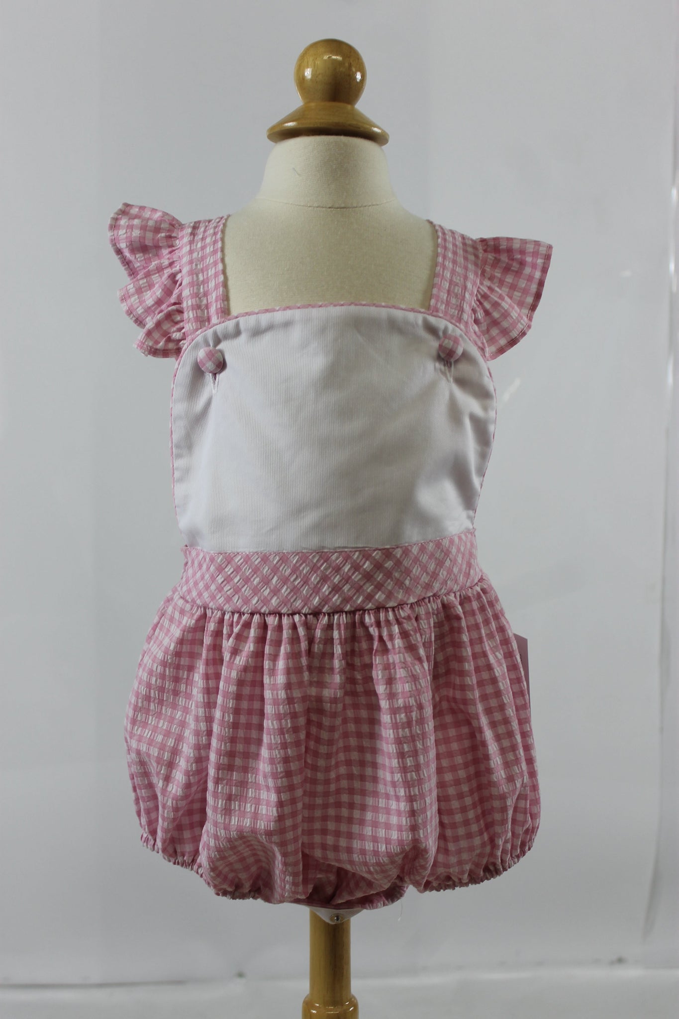 Emerson Sunsuit - Pink Check Seer