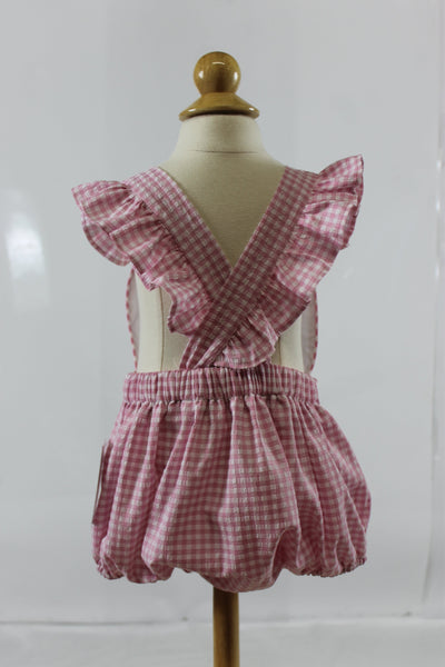 Emerson Sunsuit - Pink Check Seer