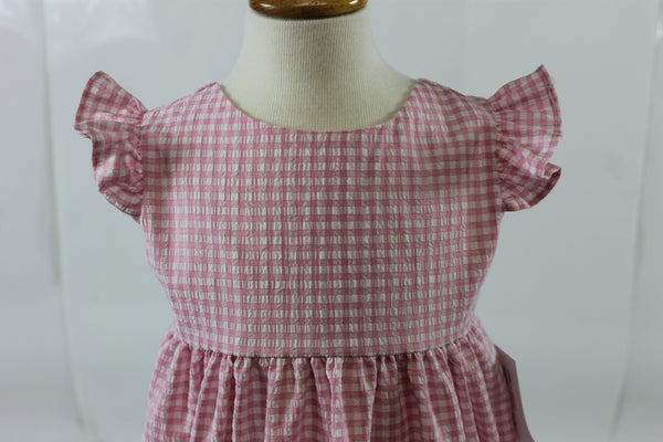 Florence Bubble - Pink Check Seer