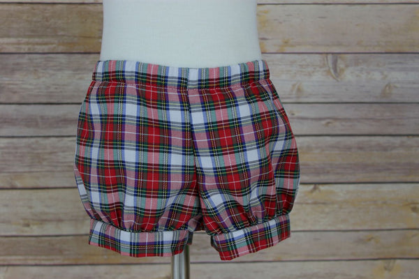 Ashley Girl Set - Red White Plaid