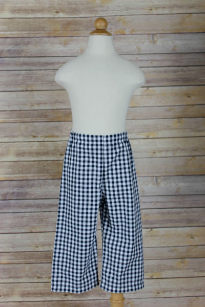 Anderson Boy Set White - navy check