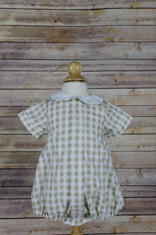 Jack Bubble - Khaki Plaid