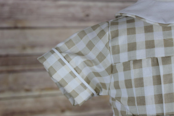 Sam Bubble - Khaki Plaid