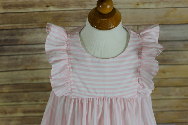 Addison Dress - Pink Stripe