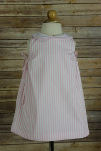Michelle Dress - Pink Stripe