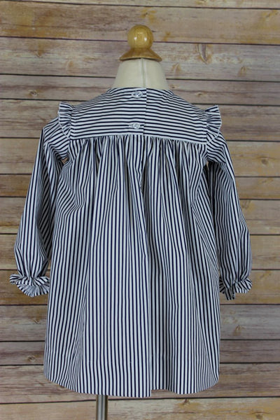 Sydney Dress - navy stripe