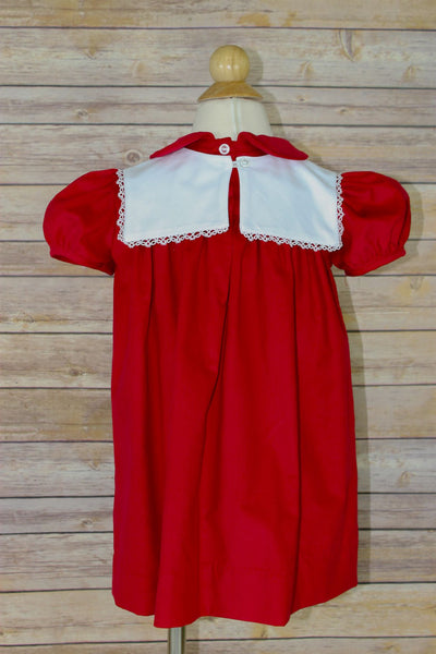 Madaline Dress - Red Corduroy